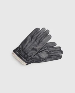 Lederhandschuhe mit Bund