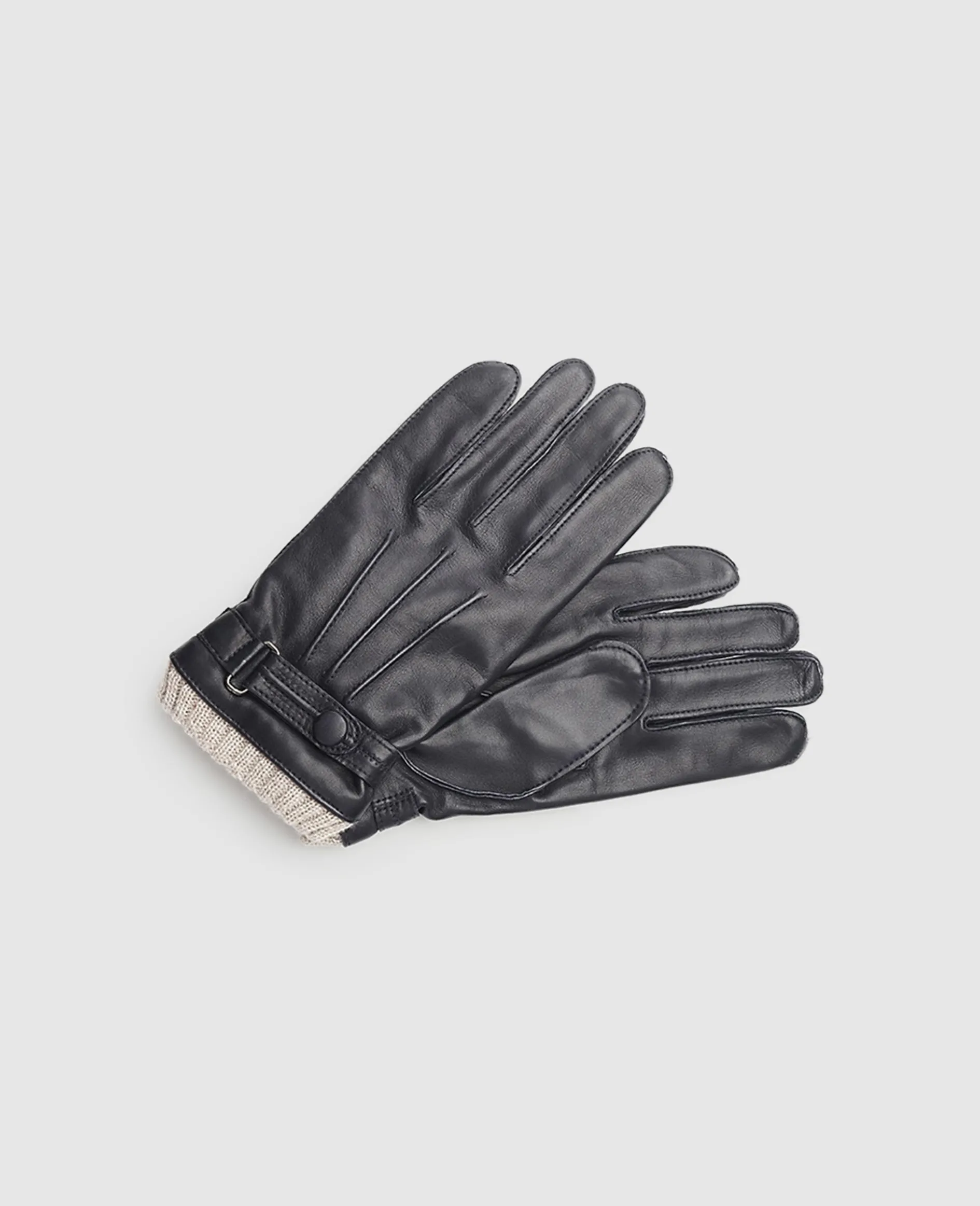 Lederhandschuhe mit Bund