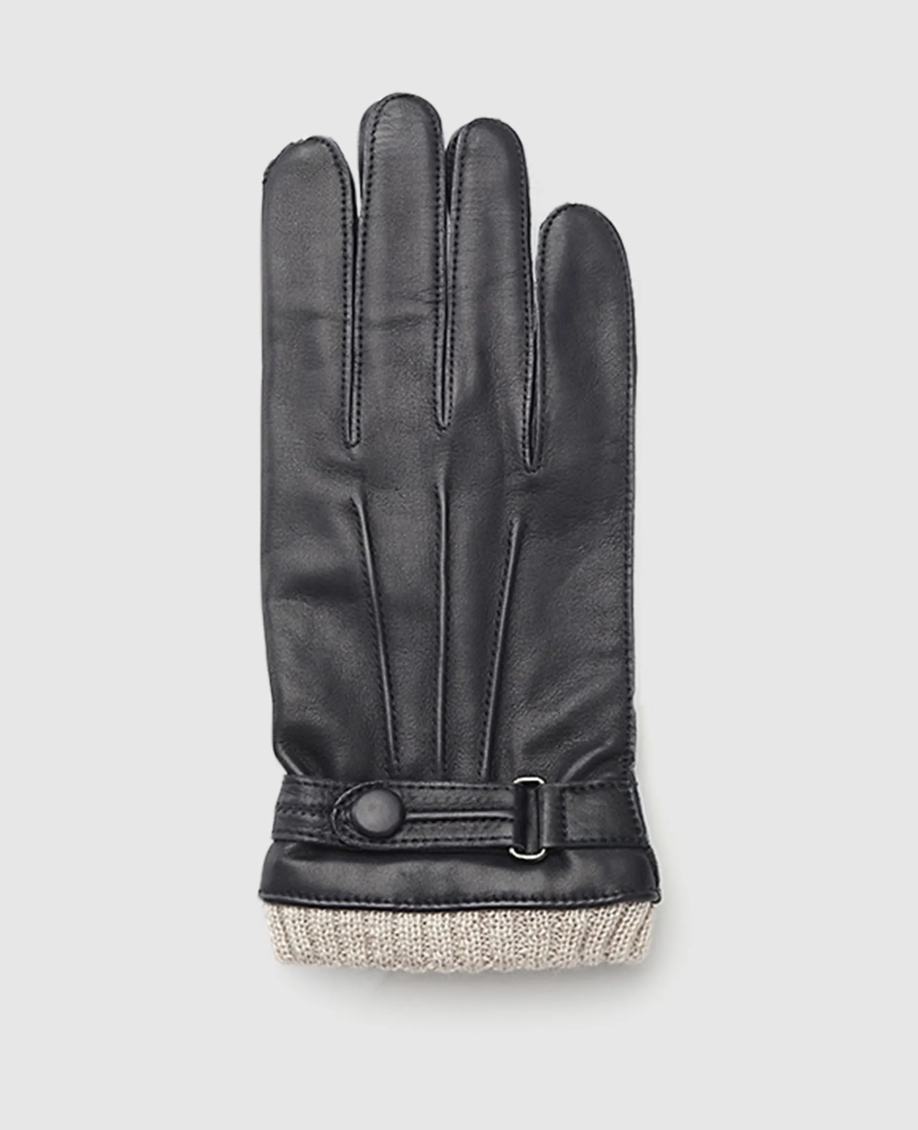 Lederhandschuhe mit Bund