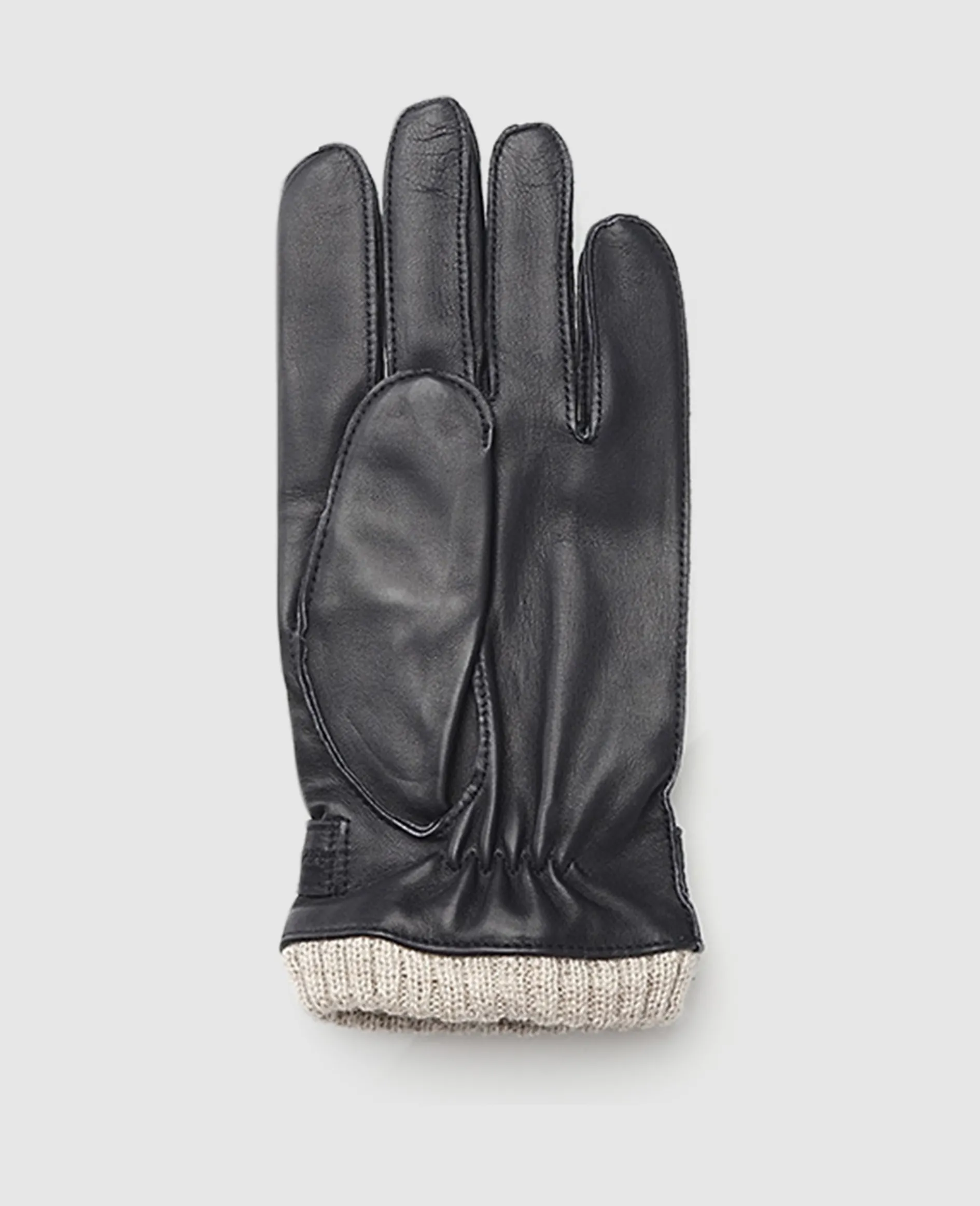 Lederhandschuhe mit Bund