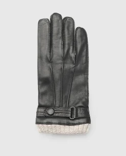 Lederhandschuhe mit Bund