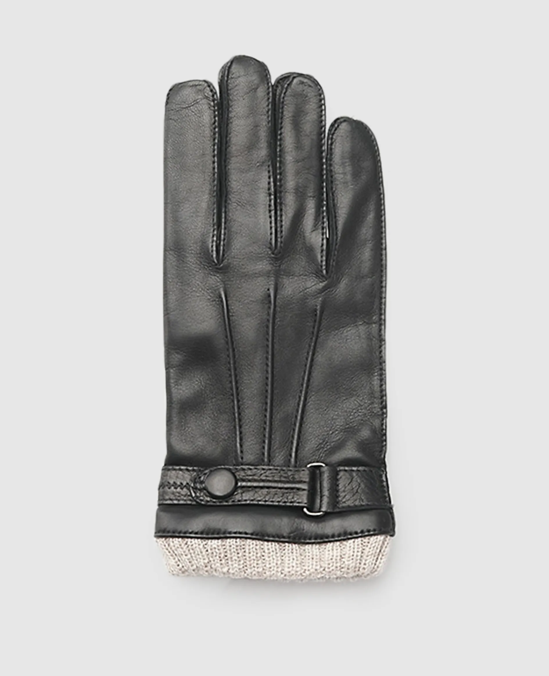 Lederhandschuhe mit Bund