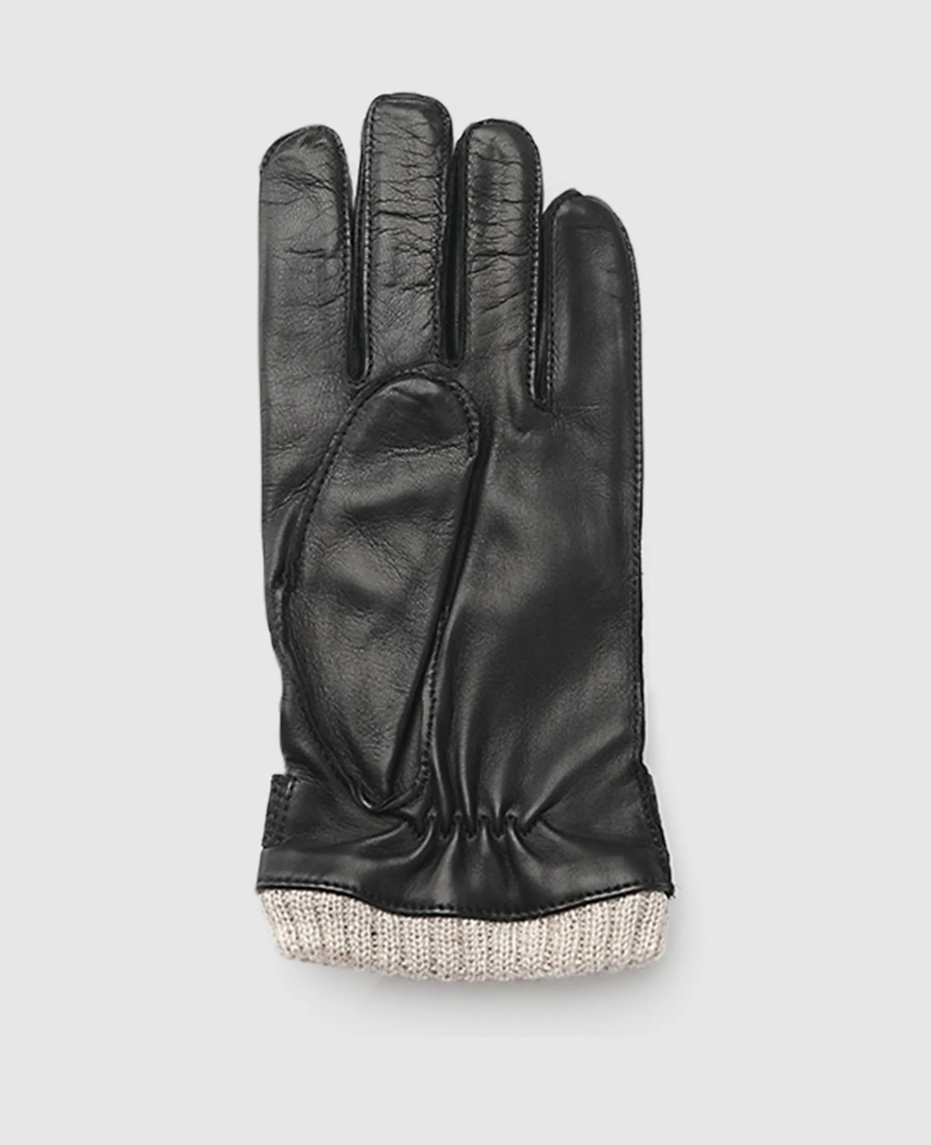 Lederhandschuhe mit Bund