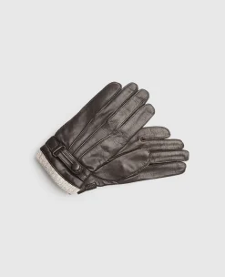 Lederhandschuhe mit Bund