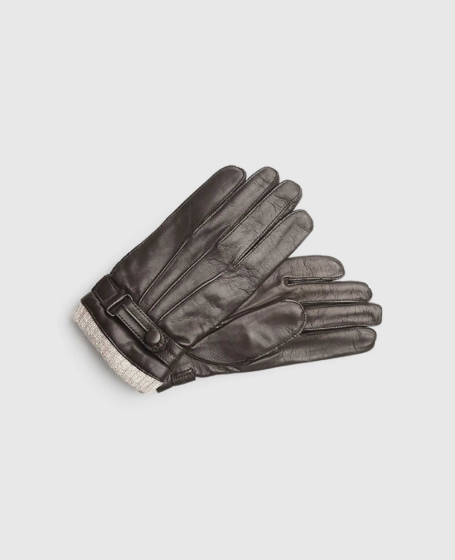 Lederhandschuhe mit Bund