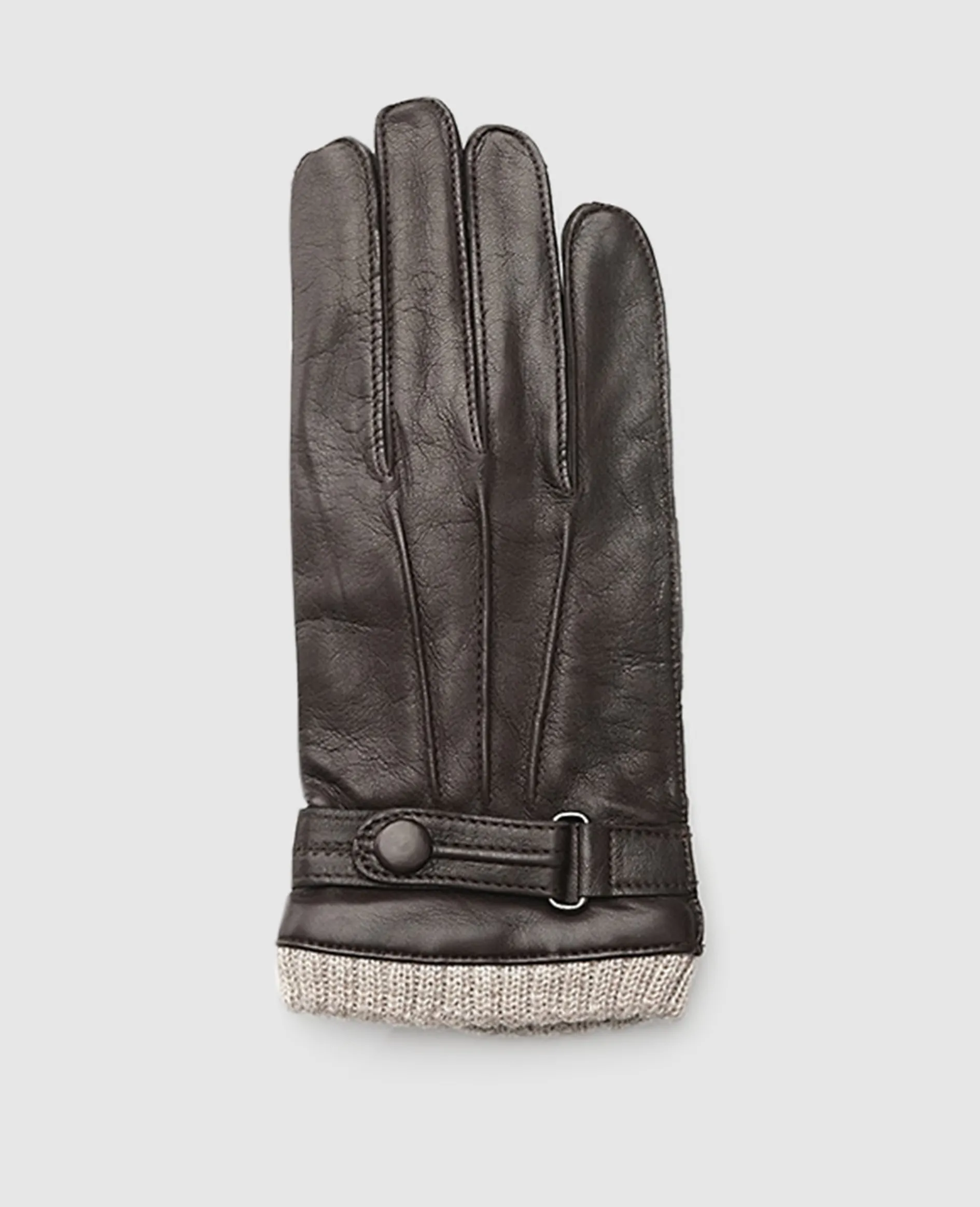 Lederhandschuhe mit Bund