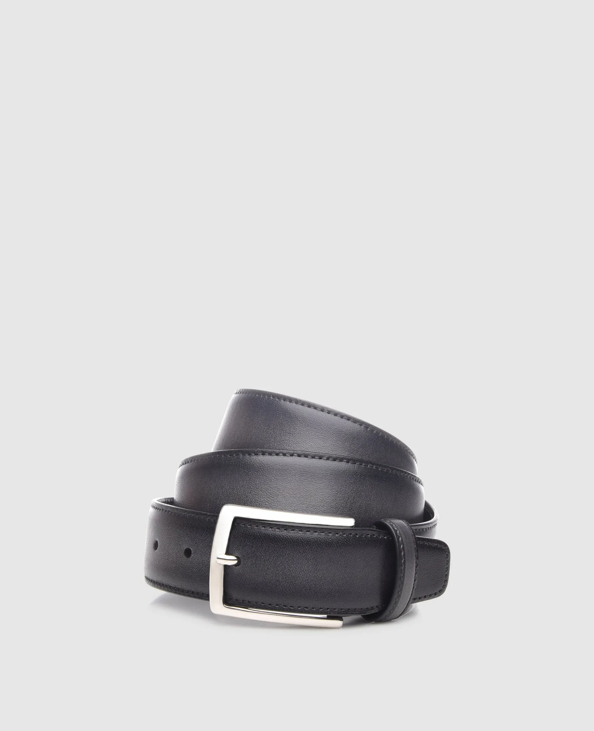 Patina Herrengürtel in Grau